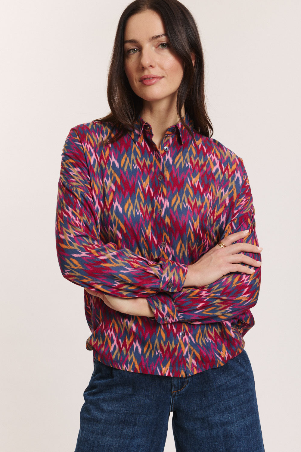 Bluse Jolandaa aus EcoVero™-Twill