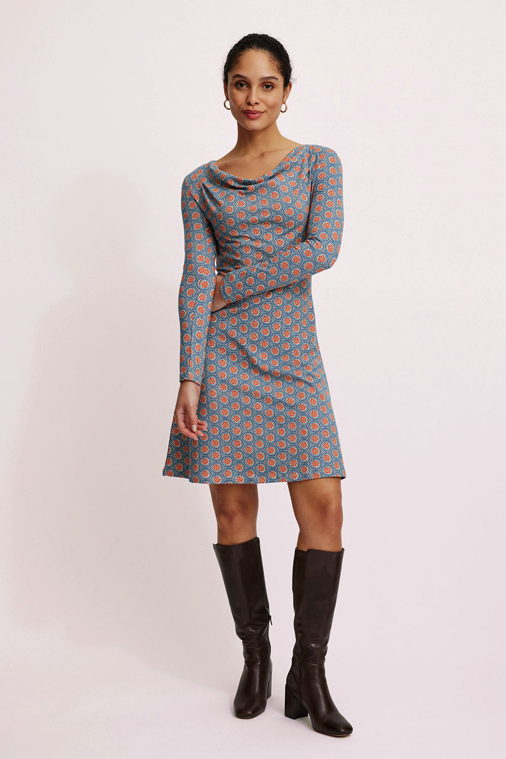 Kurzes Jersey-Kleid
