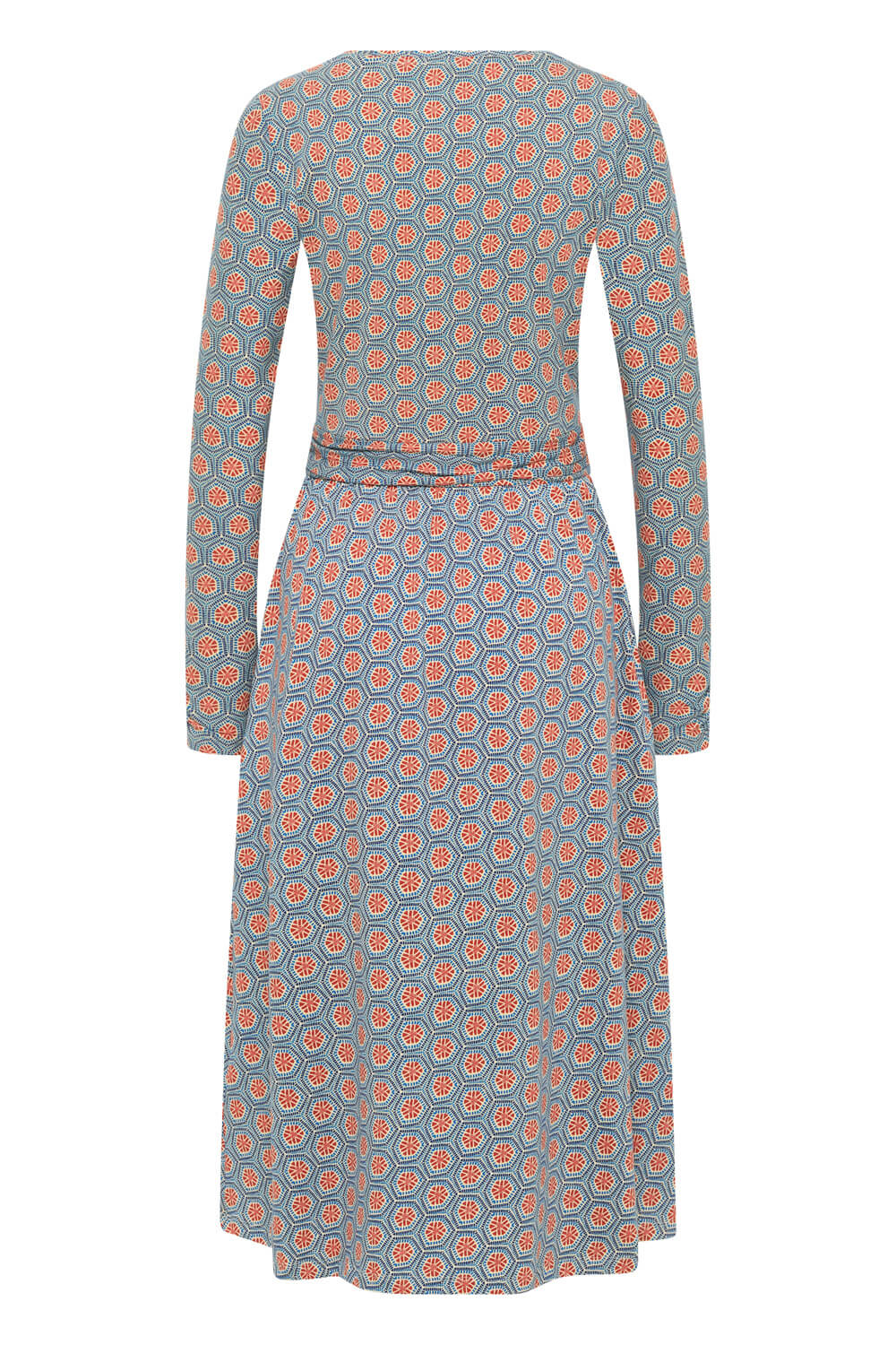 Tailliertes Jersey-Kleid