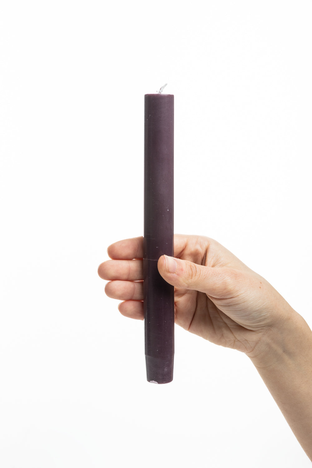 Taper Candles GLUMI wine red Set of 4