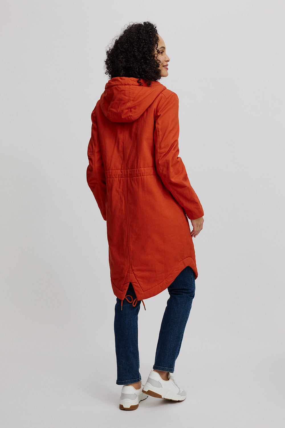 Gefütterter Parka aus Biobaumwolle