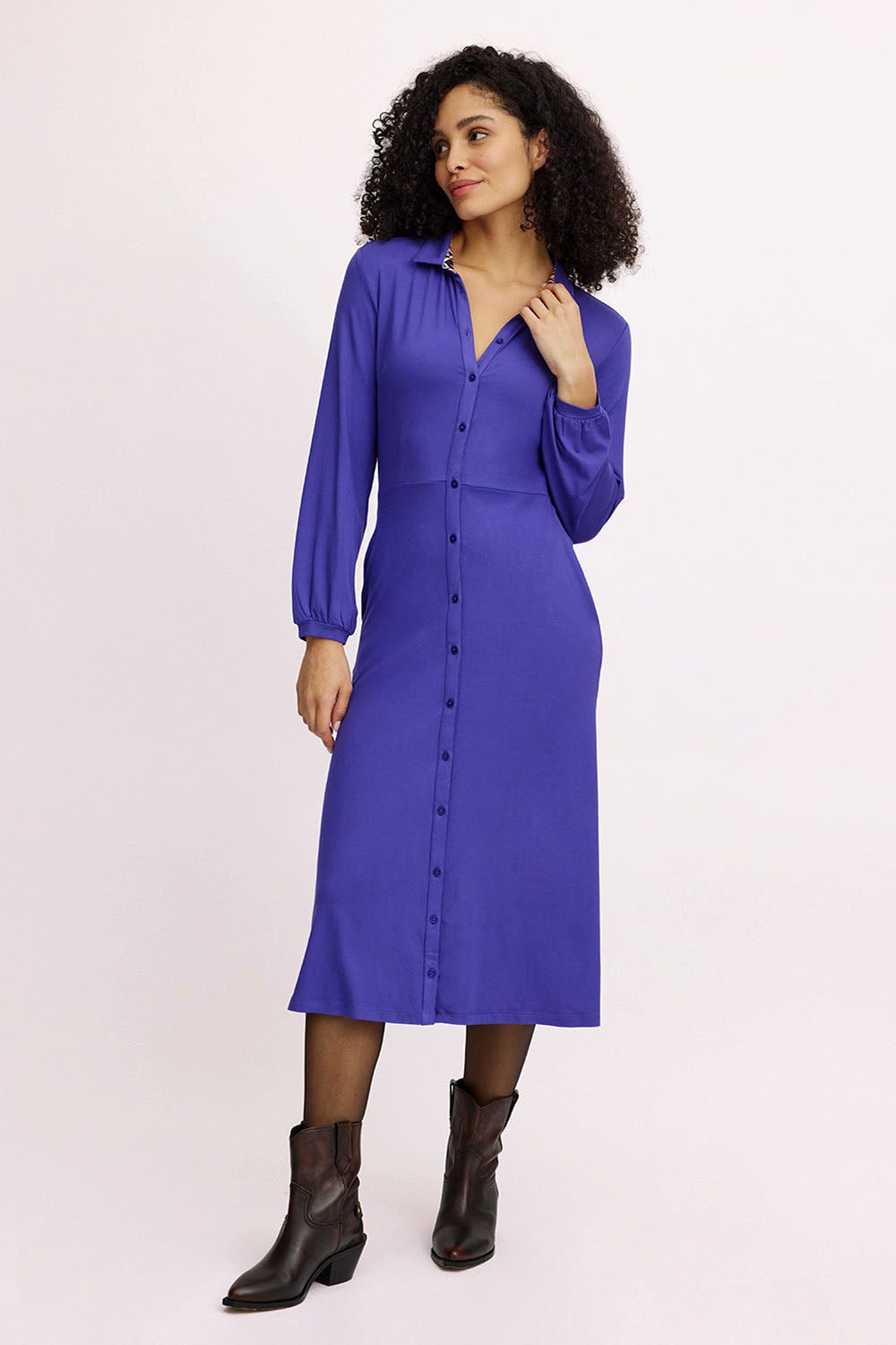 Langes EcoVero™-Kleid