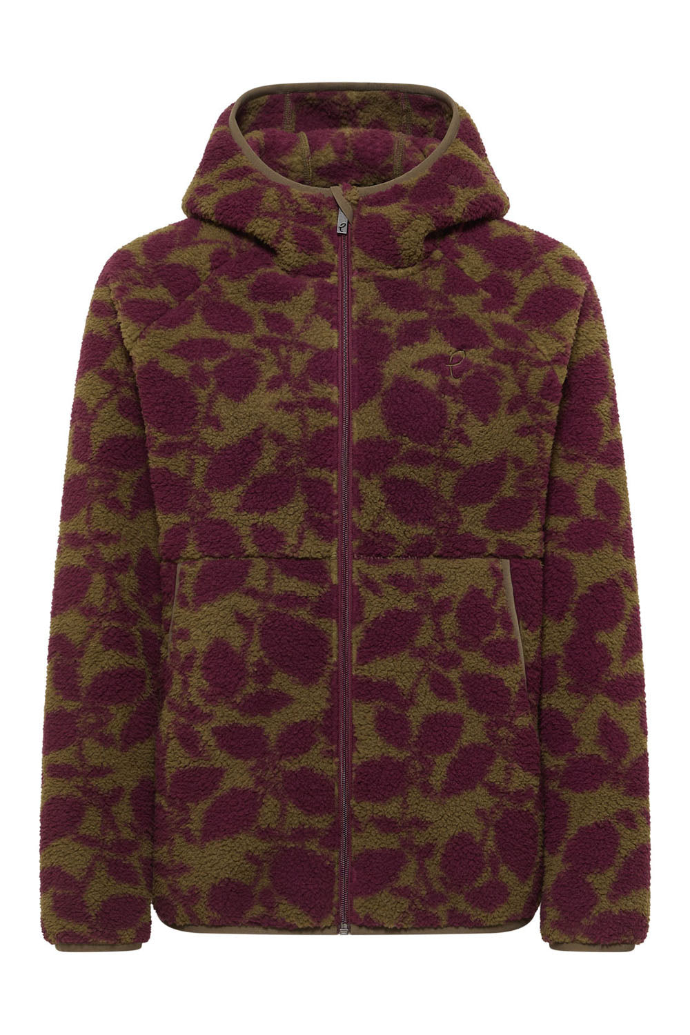 Teddy-Fleecejacke Alinaa mit recyceltem Polyester