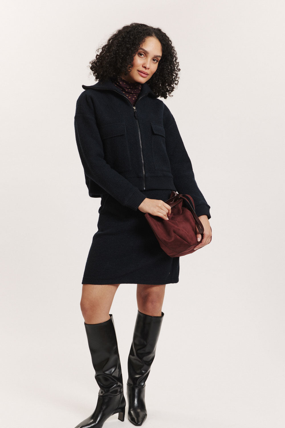 Wollwalk-Jacke Miriaam