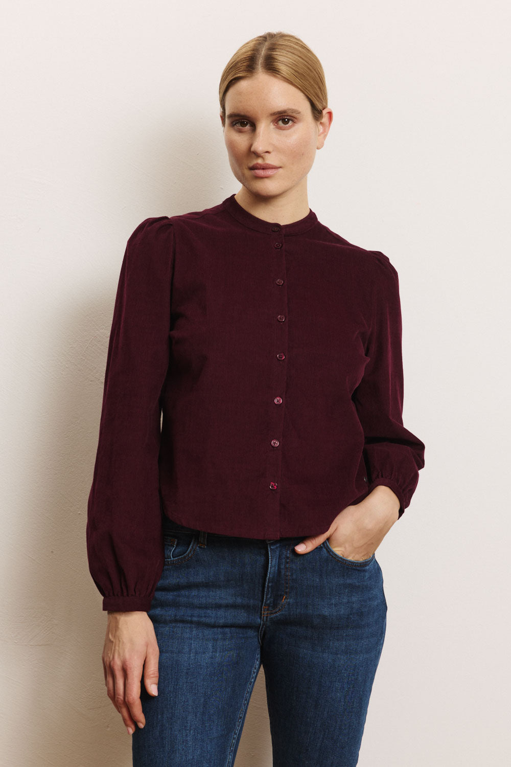 Bluse Anitaa aus Biobaumwolle