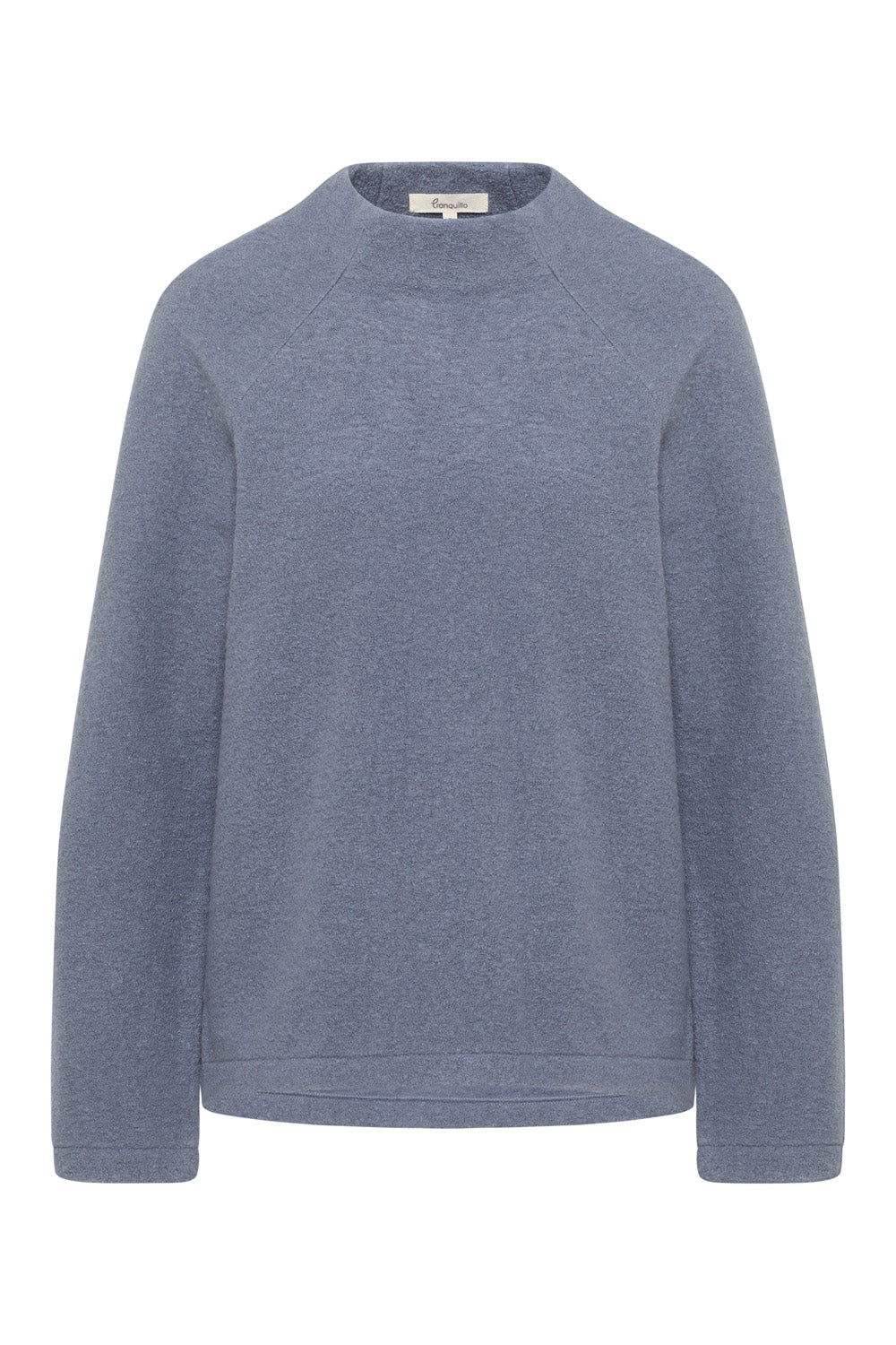 Kurzer Pullover aus reinem Wollfleece