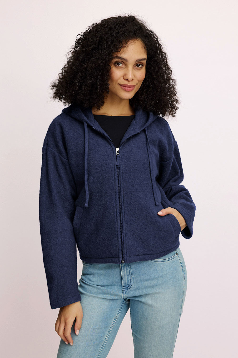Gemütliche Jacke aus Walkwolle