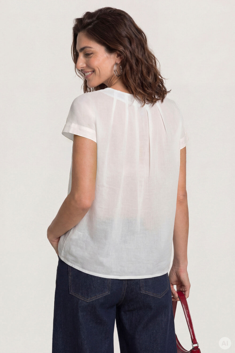 Hasinaa – Voile-Bluse romantisch
