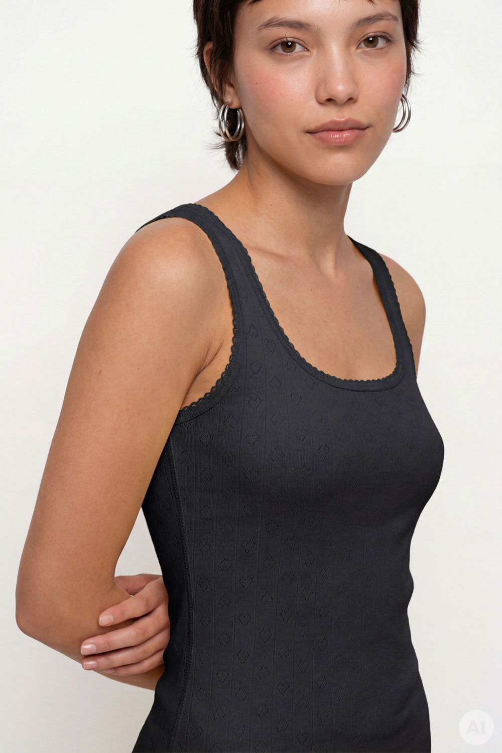 Image Rosaa – Top aus Ajour-Jersey-Rib_3