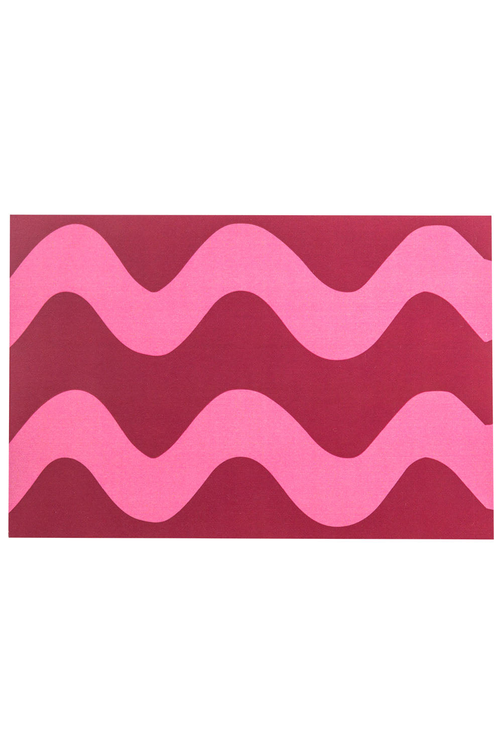 Postkarte PINK WAVES