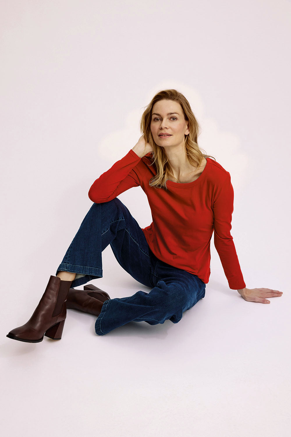 Basic-Shirt aus Biobaumwolle