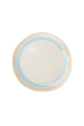 [POR719] Plate BLUE AQUARELL